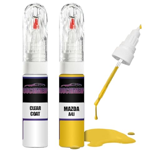 Für Mazda Lightning Yellow A4J + Klarlack Ausbesserungslack Fix Kit Für Mazda Lightning Yellow A4J + Klarlack Ausbesserungslack Fix Kit von Generisch