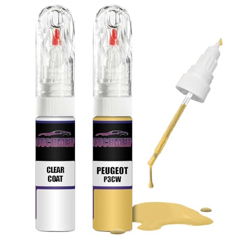 Für Peugeot Jaune Entremont P3CW + Klarlack Ausbesserungslack Fix Kit Für Peugeot Jaune Entremont P3CW + Klarlack Ausbesserungslack Fix Kit von Generisch