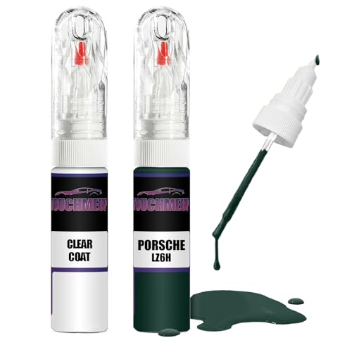 Für Porsche Jetgruen LZ6H + Klarlack Ausbesserungslack Fix Kit Für Porsche Jetgruen LZ6H + Klarlack Ausbesserungslack Fix Kit von Generisch