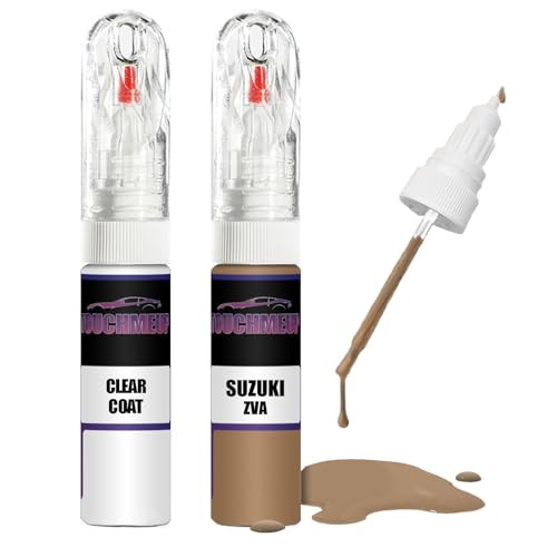 Für Suzuki CANDLE ORANGE ZVA + Klarlack Ausbesserungslack Fix Kit von Generisch