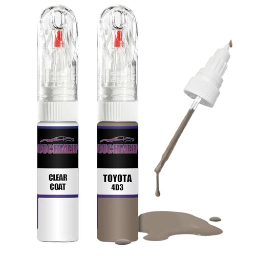 Für Toyota Camel Beige 4D3 + Klarlack Ausbesserungslack Fix Kit Für Toyota Camel Beige 4D3 + Klarlack Ausbesserungslack Fix Kit von Generisch