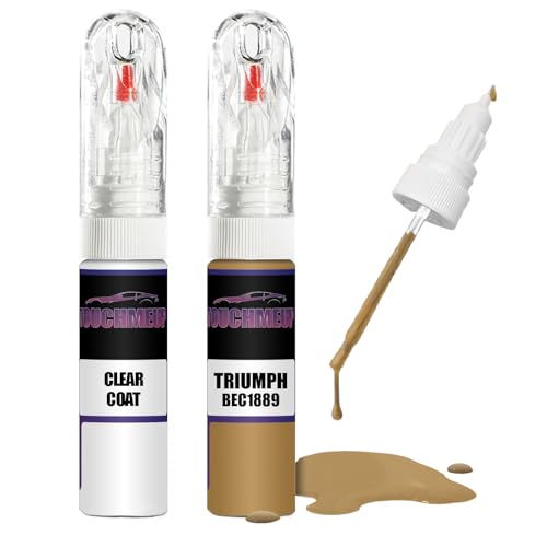 Für Triumph Triumph Gold BEC1889 + Klarlack zum Ausbessern von Lackreparaturen Für Triumph Triumph Gold BEC1889 + Klarlack zum Ausbessern von Lackreparaturen von Generisch
