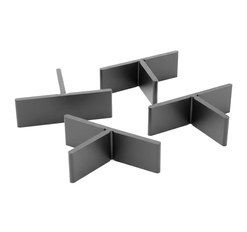 Fugenkreuze T-Stück 3 mm oder 4 mm Fugenbreite Steghöhe 10 mm für Terrassenplatten Bodenplatten Fliesen (1000, 3 mm Fugenbreite) von Generisch