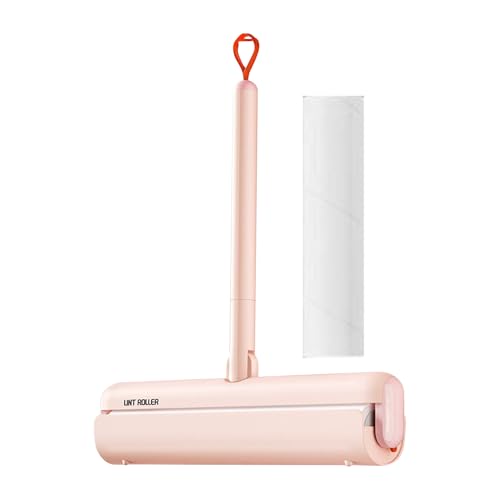 Fusselroller Für Kleidung,Klappbarer Tierhaarentferner für Möbel Fusselrolle | Entferner Tool Reinigung Mit Nachfüllung Für Teppich Kleidung Katze Bettwäsche Möbel Bett Stoff Boden Couch Hund von Generisch