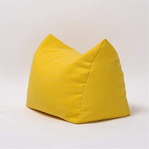 Fußhocker Boden-Sitzsack Stuhl mit gepolstertem Sitz, weiche, bequeme Fußstütze für Wohnzimmer- und Schlafsaal-Dekor, leichtes gepolstertes Design von Generisch