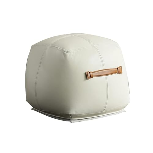 Fußhocker – Moderner kleiner Lederhocker für Schlafzimmer, Veranda, Wohnzimmer – stilvolle Sitzgelegenheit, niedrige Sofa-Fußstütze, vielseitige Akzentmöbel Fußhocker – Moderner kleiner Lederhocker für Schlafzimmer, Veranda, Wohnzimmer – stilvolle Sitzgelegenheit, niedrige Sofa-Fußstütze, vielseitige Akzentmöbel von Generisch
