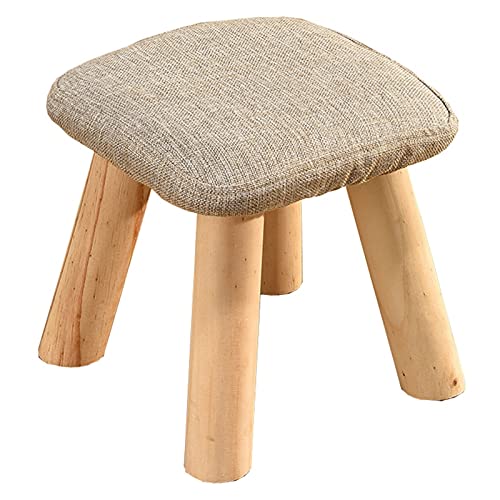 Fußhocker Sitzwürfel Hocker Cube mit Home Schuhbank Hocker aus Stoff Bequem und atmungsaktiv Sitzen ist nicht müde Hocker aus Massivholz Lager 100kg 28x28x28cm Ottomane Hocker Fußhocker Sitzwürfel Hocker Cube mit Home Schuhbank Hocker aus Stoff Bequem und atmungsaktiv Sitzen ist nicht müde Hocker aus Massivholz Lager 100kg 28x28x28cm Ottomane Hocker von Generisch