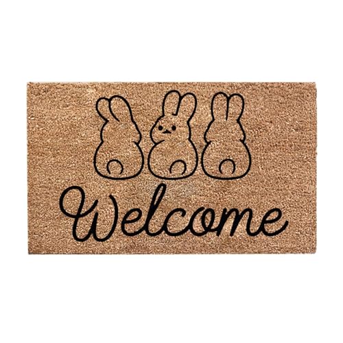 Fußmatte Outdoor Easter Line Hasen-Bodenmatte, Kristall-Samt, Frohe Ostern, Kristall-Samt-Hase, Willkommens-Bodenmatte, Urlaubs-BodenmatteSchmutzfangmatte Außen & Innen rutschfest (Khaki, One Size) Fußmatte Outdoor Easter Line Hasen-Bodenmatte, Kristall-Samt, Frohe Ostern, Kristall-Samt-Hase, Willkommens-Bodenmatte, Urlaubs-BodenmatteSchmutzfangmatte Außen & Innen rutschfest (Khaki, One Size) von Generisch