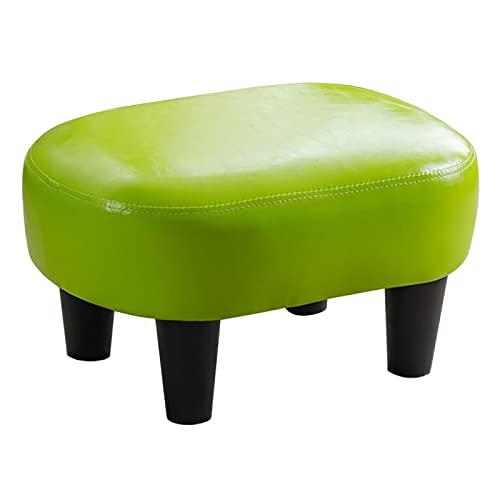 Fußstütze, strapazierfähiger PU-Polster-Pouf, komfortables, rechteckiges Design, kleiner Hocker, 40 x 30 x 25 cm von Generisch