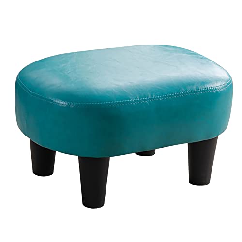 Fußstütze, strapazierfähiger PU-Polster-Pouf, komfortables, rechteckiges Design, kleiner Hocker, 40 x 30 x 25 cm von Generisch