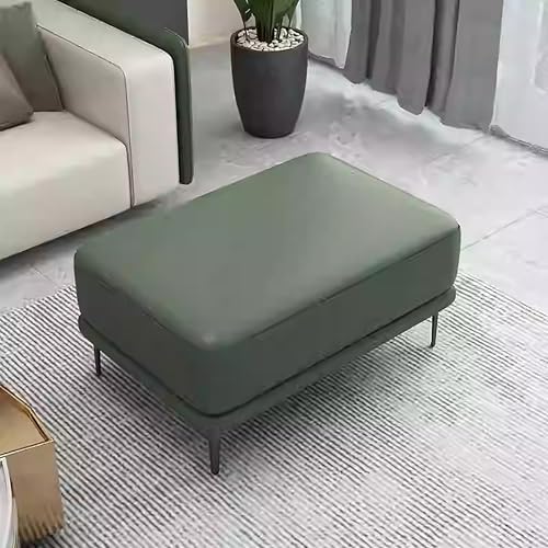 Fußstütze Ottomane Pouf Fußhocker mit robuster Polsterung für Wohnzimmer Sitzkomfort von Generisch