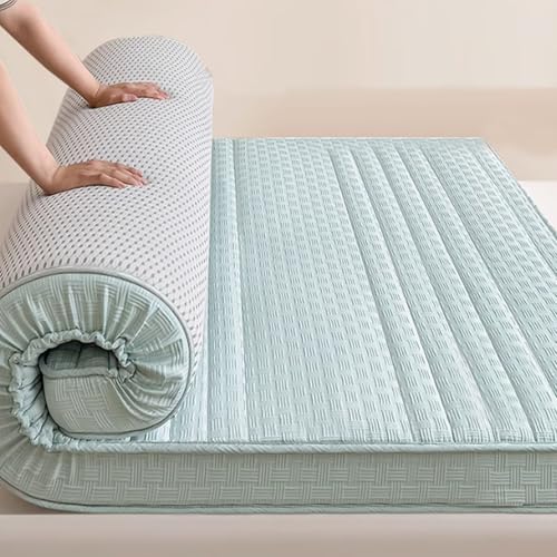 Futon-Matratze, Faltmatratze im japanischen Stil, tragbare dicke Tatami-Bodenmatte, rutschfest und atmungsaktiv für Zuhause Schlafsaal Futon-Matratze, Faltmatratze im japanischen Stil, tragbare dicke Tatami-Bodenmatte, rutschfest und atmungsaktiv für Zuhause Schlafsaal von Generisch