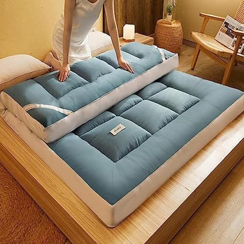 Futon-Matratze, extra flauschige Bodenauflage, faltbare Tatami-Isomatte, weich, atmungsaktiv, aufrollbar, tragbar, Topper für Wohnzimmer, Wohnheim, Gäste, Camping Futon-Matratze, extra flauschige Bodenauflage, faltbare Tatami-Isomatte, weich, atmungsaktiv, aufrollbar, tragbar, Topper für Wohnzimmer, Wohnheim, Gäste, Camping von Generisch