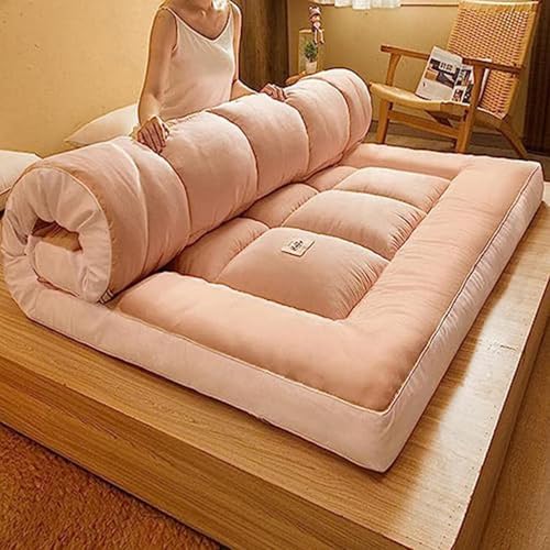 Futon-Matratze, extra flauschige Bodenauflage, faltbare Tatami-Isomatte, weich, atmungsaktiv, aufrollbar, tragbar, Topper für Wohnzimmer, Wohnheim, Gäste, Camping Futon-Matratze, extra flauschige Bodenauflage, faltbare Tatami-Isomatte, weich, atmungsaktiv, aufrollbar, tragbar, Topper für Wohnzimmer, Wohnheim, Gäste, Camping von Generisch