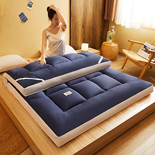 Futon-Matratze, extra flauschige Bodenauflage, faltbare Tatami-Isomatte, weich, atmungsaktiv, aufrollbar, tragbar, Topper für Wohnzimmer, Wohnheim, Gäste, Camping Futon-Matratze, extra flauschige Bodenauflage, faltbare Tatami-Isomatte, weich, atmungsaktiv, aufrollbar, tragbar, Topper für Wohnzimmer, Wohnheim, Gäste, Camping von Generisch