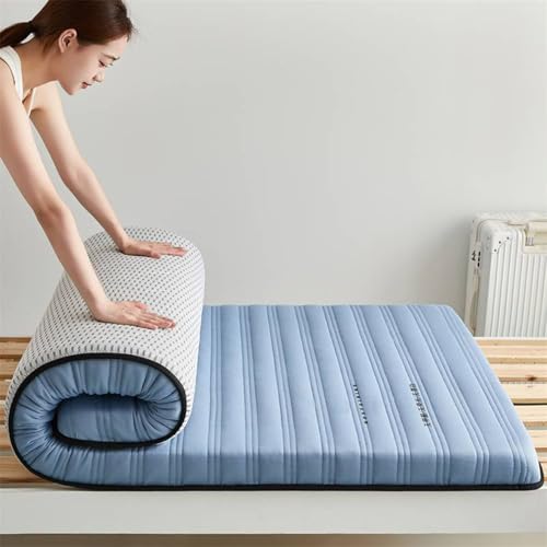 Futon-Matratze, faltbar, aufrollbar, japanische Futon-Bodenmatratze, Einzel-, Doppel-, Bodenmatratze, weich, platzsparend, für Haus, Gäste, Camping, Reisen, Couch, grau, 90 x 200 cm Futon-Matratze, faltbar, aufrollbar, japanische Futon-Bodenmatratze, Einzel-, Doppel-, Bodenmatratze, weich, platzsparend, für Haus, Gäste, Camping, Reisen, Couch, grau, 90 x 200 cm von Generisch