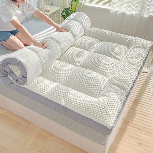 Futon-Matratze, faltbare Isomatte für Boden und Schlafsaal, tragbare aufrollbare Matratze, bequeme Tatami-Matte für einfache Lagerung von Generisch
