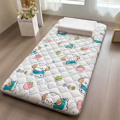 Futon-Matratze, rollbare Bodenmatratze für Gäste – komfortable, platzsparende, tragbare Bettlösung von Generisch