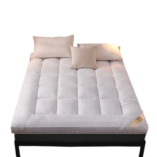 Futonmatratze in voller Größe, tragbares Roll-Up-Gästebett, faltbare Isomatte für Reisen & Camping, Weiß, 200 x 220 cm, komfortables und großzügiges Design Futonmatratze in voller Größe, tragbares Roll-Up-Gästebett, faltbare Isomatte für Reisen & Camping, Weiß, 200 x 220 cm, komfortables und großzügiges Design von Generisch