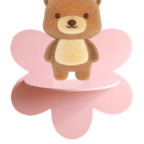 Gänseblümchen-Wandregal, niedliches kleines schwebendes für Wanddekoration, Boho-Blumen-Schweberegale für Wand, niedliches Holzregal für Kinderzimmer, Mädchenzimmer, Schlafzimmer Gänseblümchen-Wandregal, niedliches kleines schwebendes für Wanddekoration, Boho-Blumen-Schweberegale für Wand, niedliches Holzregal für Kinderzimmer, Mädchenzimmer, Schlafzimmer von Generisch