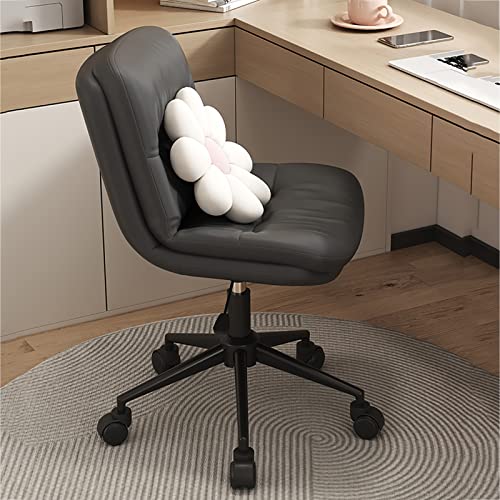 Gaming Stuhl - Ergonomischer Mid-Back Drehstuhl, PU-Leder Computerstuhl für Home Office, moderner Arbeitsstuhl mit Rollen für kleine Räume, Wohnzimmer von Generisch