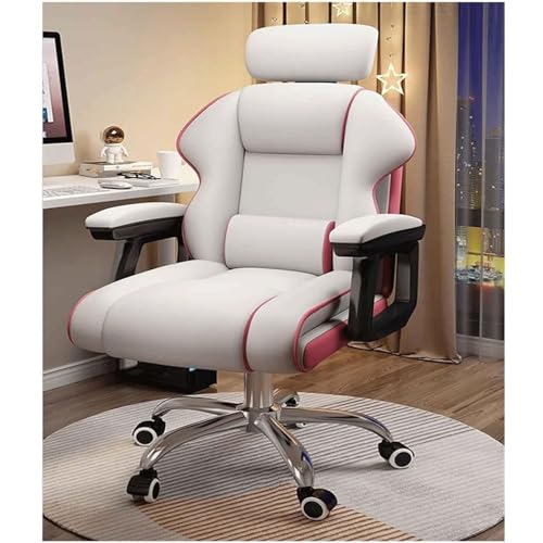 Gaming-Stuhl mit hoher Rückenlehne, PU-Leder, verstellbarer Bürostuhl mit Lendenwirbelstütze, ergonomischer Schreibtischstuhl, Kopfstütze, Computerstuhl für Gamer und Profis Gaming-Stuhl mit hoher Rückenlehne, PU-Leder, verstellbarer Bürostuhl mit Lendenwirbelstütze, ergonomischer Schreibtischstuhl, Kopfstütze, Computerstuhl für Gamer und Profis von Generisch