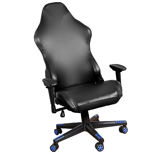 Gamingstuhl-Bezüge Gaming Stuhl Wasserdicht Bürostuhl Bezug mit Armlehne, Drehstuhl Bezug für Rückenlehne Stuhl Stretch Schreibtischstuhl Ergonomisch Gaming Bezug,Schwarz Gamingstuhl-Bezüge Gaming Stuhl Wasserdicht Bürostuhl Bezug mit Armlehne, Drehstuhl Bezug für Rückenlehne Stuhl Stretch Schreibtischstuhl Ergonomisch Gaming Bezug,Schwarz von Generisch