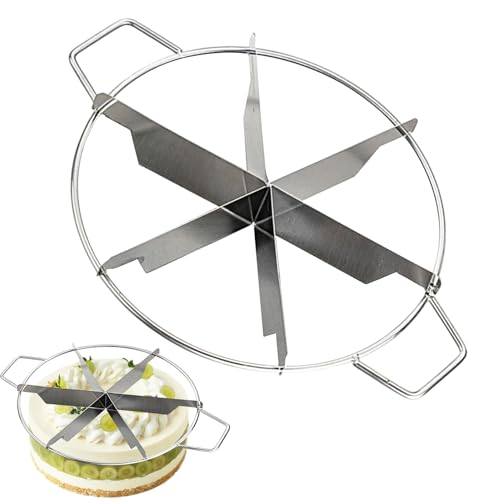Ganzer Kuchenschneider - Robuster Share -Marker -Schablone, robuste Kuchenpresse | Müheloser Dessertsegmentierer, Sleek Pie Slicing-Gerät, Gruppendiener-Gebäckarrang, Buffet-fähiges Cutter-Werkzeug Ganzer Kuchenschneider - Robuster Share -Marker -Schablone, robuste Kuchenpresse | Müheloser Dessertsegmentierer, Sleek Pie Slicing-Gerät, Gruppendiener-Gebäckarrang, Buffet-fähiges Cutter-Werkzeug von Generisch