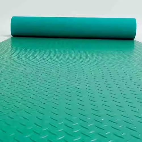 Garage Bodenmatte Gummi Bodenbelag Rolle Wasserdichte PVC Parkmatten rutschfeste Bodenschutzmatte für unter Autos Fitnessstudio Leicht zu reinigen von Generisch