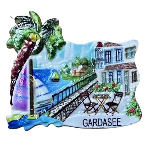 Generisch Kühlschrankmagnet - Traditionell Gardasee Souvenir Magnet - 1 Stück, 7 x 5,5cm, Poly magnet, Rechteckig, DECORATIVE_MAGNET Generisch Kühlschrankmagnet - Traditionell Gardasee Souvenir Magnet - 1 Stück, 7 x 5,5cm, Poly magnet, Rechteckig, DECORATIVE_MAGNET von Generisch