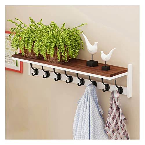 Garderobe mit Ablage, Holzhaken für Eingang, Schlüsselhalter und Post-Organizer für Wohnzimmer, Küche, Badezimmer Garderobe mit Ablage, Holzhaken für Eingang, Schlüsselhalter und Post-Organizer für Wohnzimmer, Küche, Badezimmer von Generisch