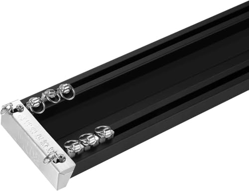Gardinenschiene für Raumteiler, langlebiges System für einfache Installation und elegante Raumtrennung Gardinenschiene für Raumteiler, langlebiges System für einfache Installation und elegante Raumtrennung von Generisch