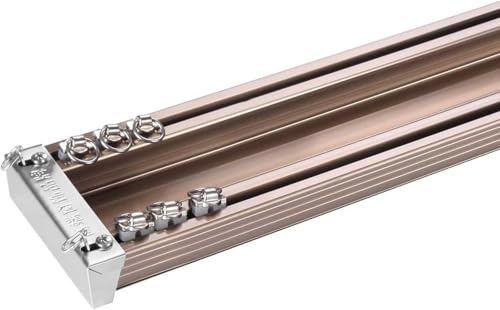 Gardinenschiene für Raumteiler, langlebiges System für einfache Installation und elegante Raumtrennung von Generisch