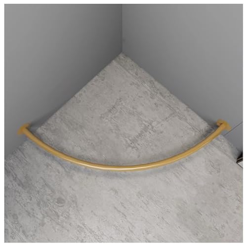 Gardinenstange zur Wandmontage | Langlebige Metallschiene für Armaturen & Umkleideräume | Einfache Installation Duschstange mit Ringablage Gardinenstange zur Wandmontage | Langlebige Metallschiene für Armaturen & Umkleideräume | Einfache Installation Duschstange mit Ringablage von Generisch