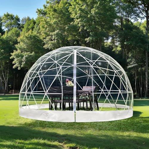 Garten Kuppel Zelt Geodätisches Iglu Gewächshaus Outdoor Camping Shelter mit transparenter Abdeckung Garten Kuppel Zelt Geodätisches Iglu Gewächshaus Outdoor Camping Shelter mit transparenter Abdeckung von Generisch