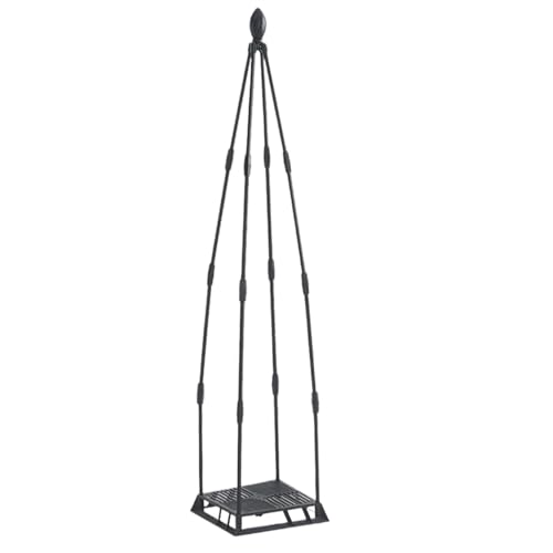 Garten Rankhilfe Pflanzenstütze Metall Schwerlast Rahmen Turm Rostfrei für Outdoor Garten Terrasse Balkon Gewächshaus Gurke Blume Eisen Kletterkästen von Generisch