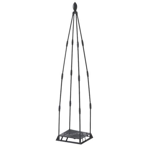 Garten Rankhilfe Pflanzenstütze Metall Schwerlast Rahmen Turm Rostfrei für Outdoor Garten Terrasse Balkon Gewächshaus Gurke Blume Eisen Kletterkästen von Generisch