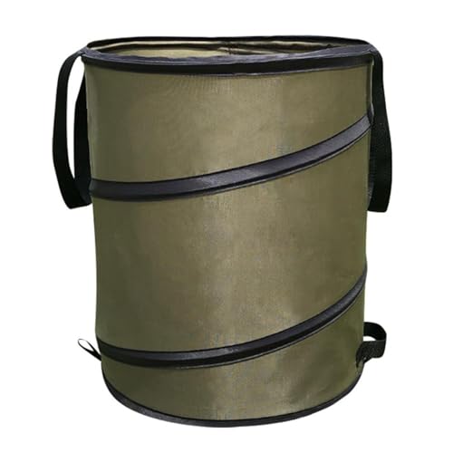 Gartenabfallsäcke, Garten Pop-Up Mülleimer, Zusammenklappbarer Auto Mülleimer, Faltbare, Robuste Pop-Up Gartenabfall Müllsäcke, Camping Mülleimer, Pop-Up Mülleimer, Für Rasen, Garten von Generisch