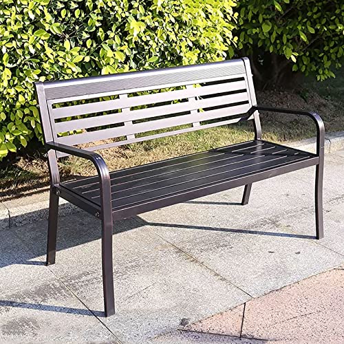 Gartenbank aus Aluminium-Stahl – rostbeständige Park-Sitzmöbel für Veranda-Dekoration Gartenbank aus Aluminium-Stahl – rostbeständige Park-Sitzmöbel für Veranda-Dekoration von Generisch