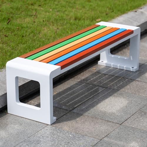 Gartenbank aus Metall, einteiliges Design, keine Montage erforderlich, langlebiger Parkstuhl für den Außenbereich, belastbar bis 250 kg Gartenbank aus Metall, einteiliges Design, keine Montage erforderlich, langlebiger Parkstuhl für den Außenbereich, belastbar bis 250 kg von Generisch