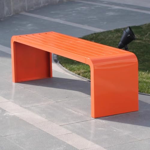 Gartenbank aus Metall für den Außenbereich – langlebig und bequem zum Entspannen auf Terrasse, Park, Pool und Rasen von Generisch