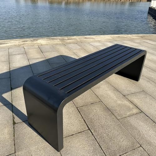 Gartenbank für den Außenbereich, robuste Metall-Gartenbank für Veranda, Park und Garten Gartenbank für den Außenbereich, robuste Metall-Gartenbank für Veranda, Park und Garten von Generisch