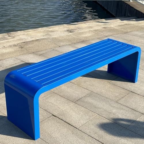 Gartenbank für den Außenbereich, robuste Metall-Gartenbank für Veranda, Park und Garten Gartenbank für den Außenbereich, robuste Metall-Gartenbank für Veranda, Park und Garten von Generisch