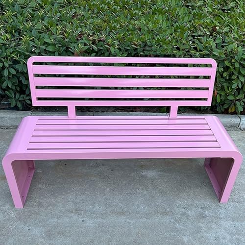 Gartenbank für den Außenbereich, strapazierfähig, Loveseat mit Rückenlehne, wetterfest, für Sonnenbaden, Pool, Rasen, Allwetter-Outdoor-Möbel von Generisch