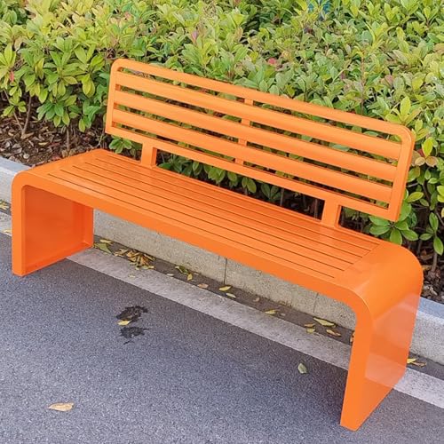 Gartenbank für den Außenbereich, strapazierfähig, Loveseat mit Rückenlehne, wetterfest, für Sonnenbaden, Pool, Rasen, Allwetter-Outdoor-Möbel von Generisch