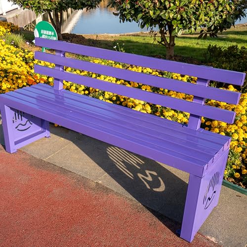 Gartenbank für den Außenbereich mit Rostschutz-Stahlrahmen, langlebige Terrassensitzgelegenheit für Veranda und Hof Gartenbank für den Außenbereich mit Rostschutz-Stahlrahmen, langlebige Terrassensitzgelegenheit für Veranda und Hof von Generisch