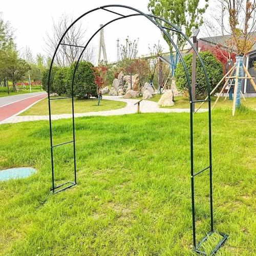 Gartenbogen Dekoration Metall Kletterpflanzenstütze Outdoor Pergola Bogen für Reben Gartenlaube für Pflanzen Elegante Gartenstruktur von Generisch