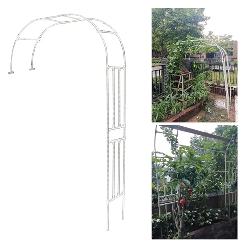Gartenbogen Laube Metall Rankgitter für Rosen Stahlrahmen Pergola Wandmontage Blumenständer 1,8 x 2,4 m Schwarz Gartenbogen Laube Metall Rankgitter für Rosen Stahlrahmen Pergola Wandmontage Blumenständer 1,8 x 2,4 m Schwarz von Generisch