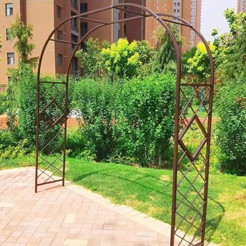 Gartenbogen Metall Hochzeit Zeremonie Bogen Outdoor Stahl Spalier Pergola Laube für Kletterpflanzen Gartenbogen Metall Hochzeit Zeremonie Bogen Outdoor Stahl Spalier Pergola Laube für Kletterpflanzen von Generisch