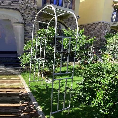 Gartenbogen Metallspalier Pergola Kletterpflanzenstütze Outdoor Terrasse Laube 120 cm x 240 cm wetterbeständig Gartenbogen Metallspalier Pergola Kletterpflanzenstütze Outdoor Terrasse Laube 120 cm x 240 cm wetterbeständig von Generisch